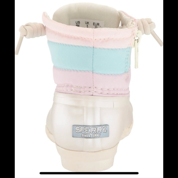 Sperry Kids Pastel Multi Rain Boots - Picture 10 of 10